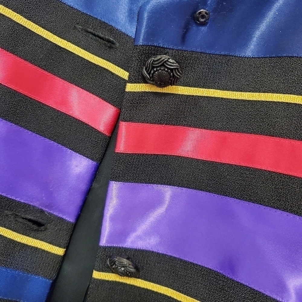 Talbots Striped Button Front Blazer Size 4, Class… - image 8